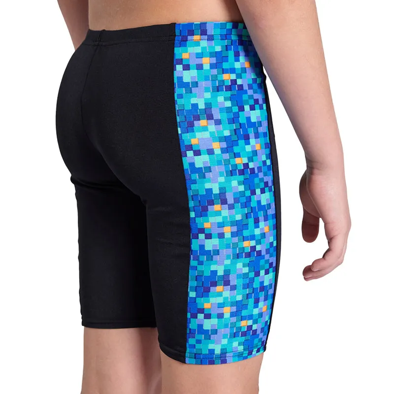 Arena - Pooltiles Boys Jammer - Black/Blue Multi