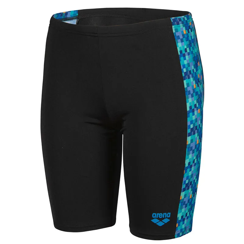 Arena - Pooltiles Boys Jammer - Black/Blue Multi