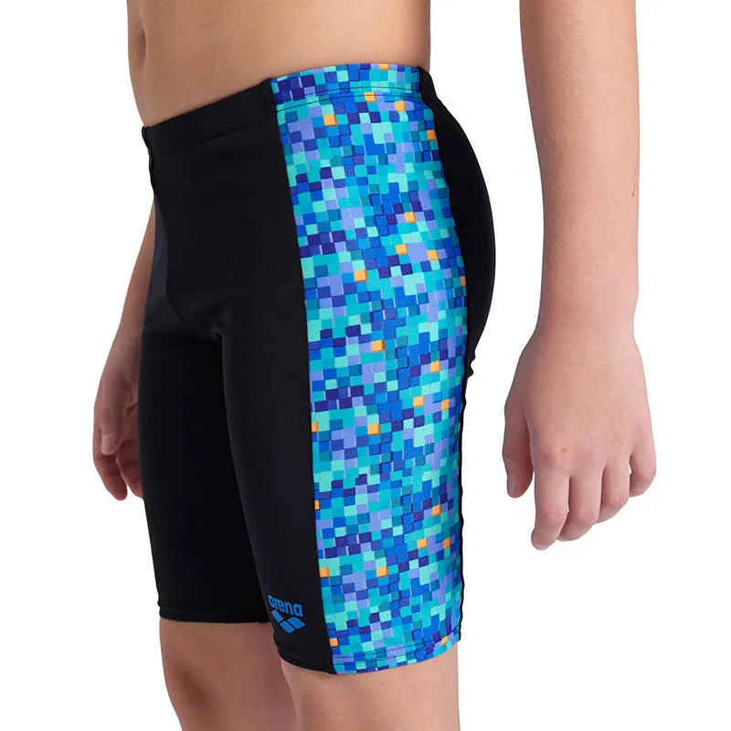 Arena - Pooltiles Boys Jammer - Black/Blue Multi