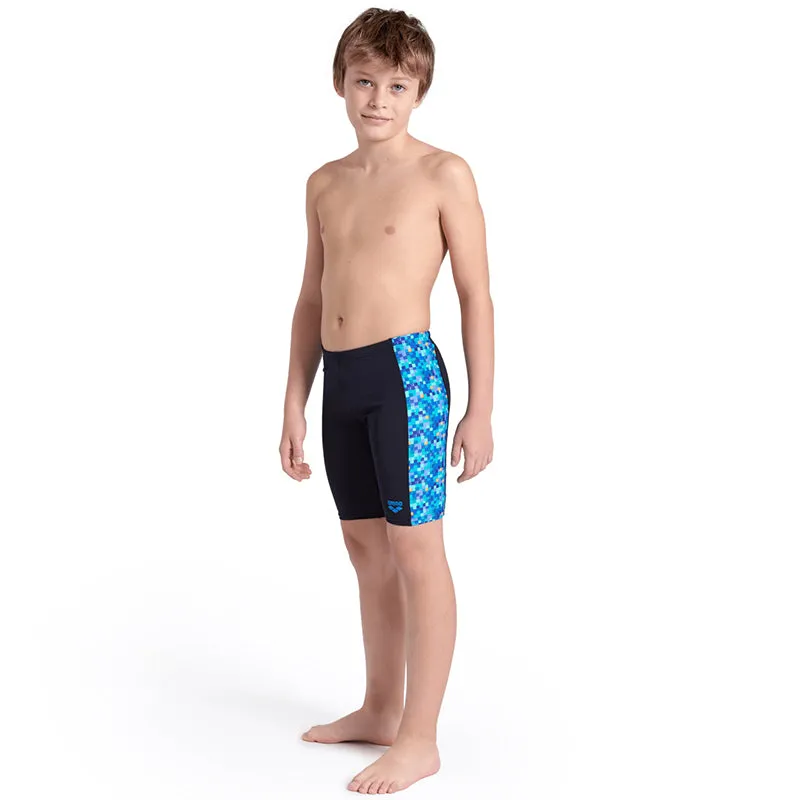 Arena - Pooltiles Boys Jammer - Black/Blue Multi