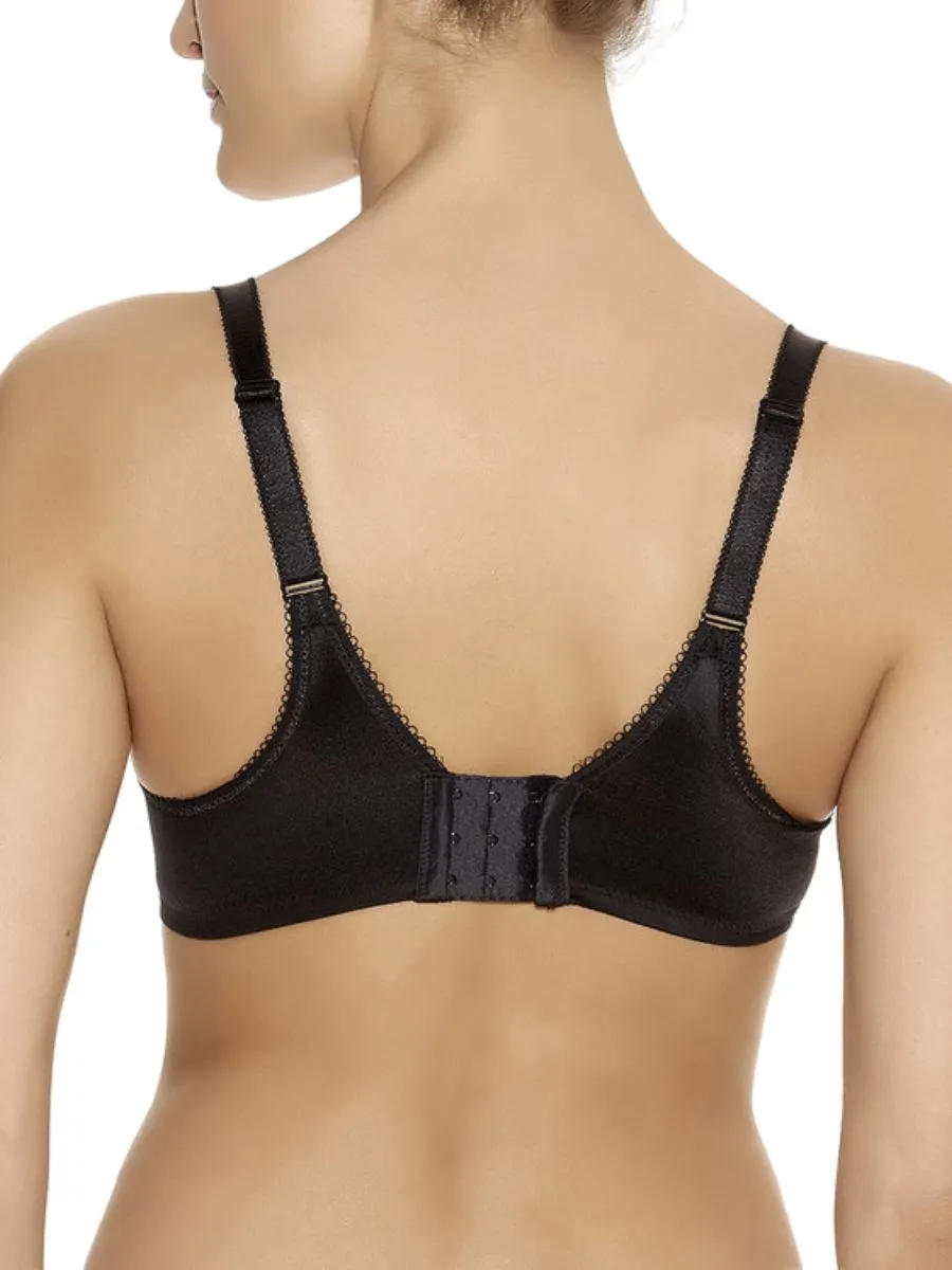 Basic Beauty Full Figure Underwire Bra - Black