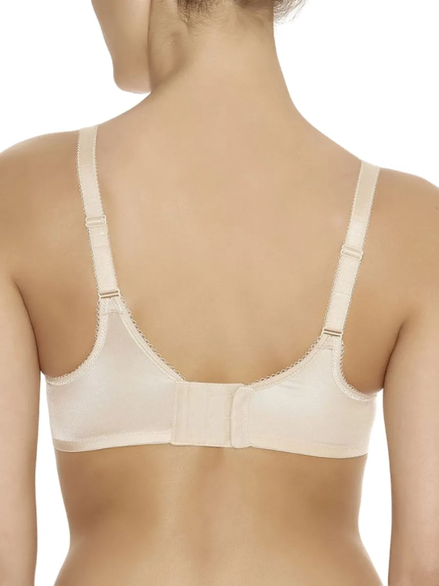 Basic Beauty Full Figure Underwire Bra - Nude