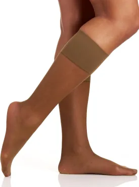 Berkshire Women's Plus Size Queen Sheer Graduated Compression Trouser Sock