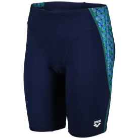 BOYS' ARENA SWIM JAMMER STARFISH PRINT - NAVY/TURQUOISE MULTI