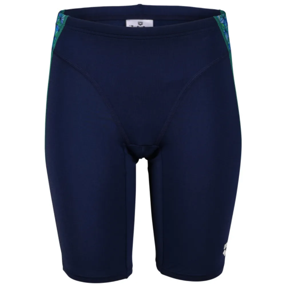 BOYS' ARENA SWIM JAMMER STARFISH PRINT - NAVY/TURQUOISE MULTI