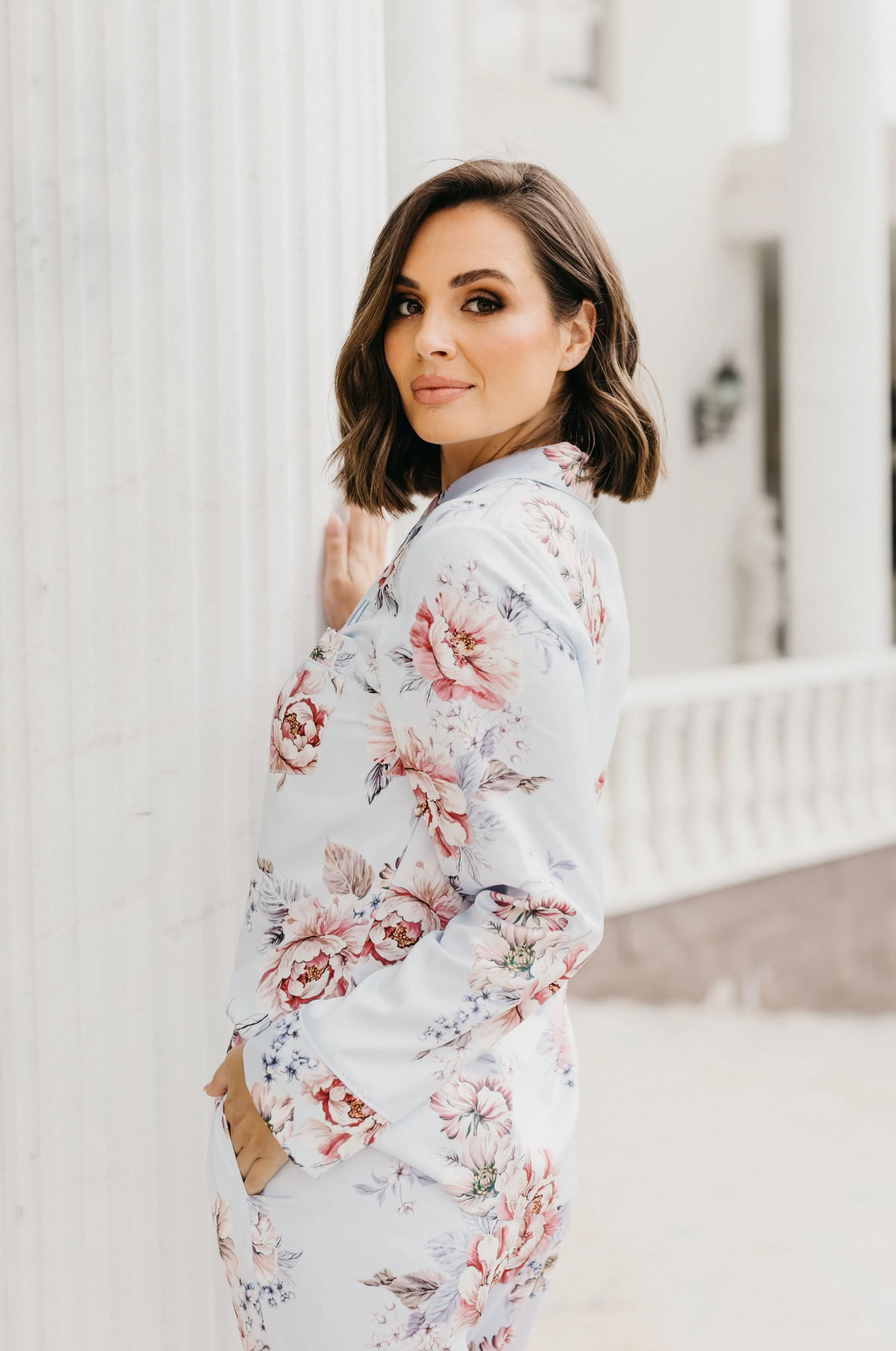 Christina Veiled Rose PJ Set