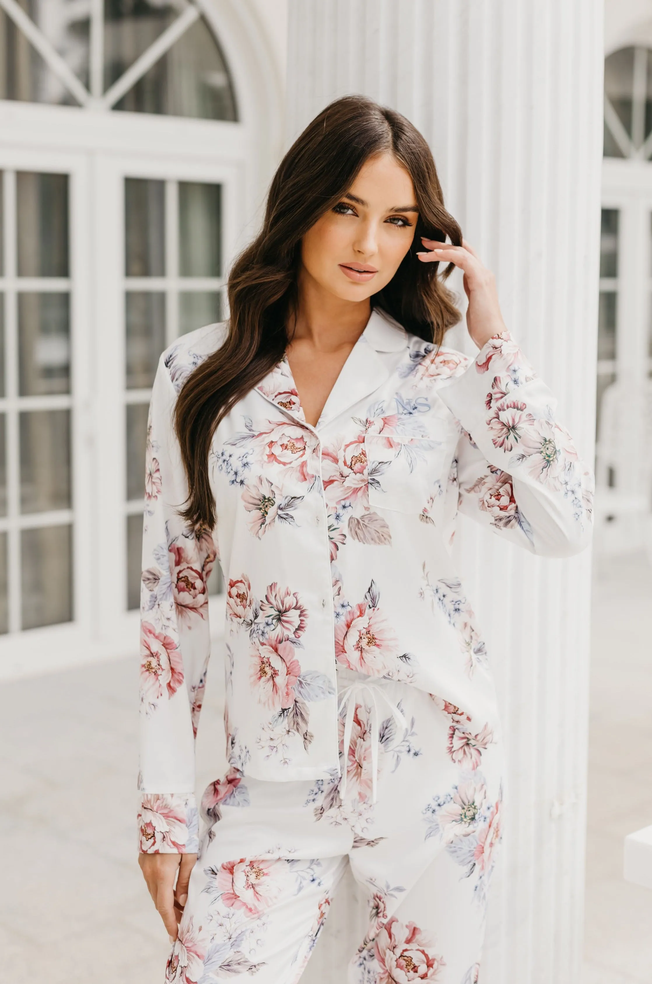 Christina Veiled Rose PJ Set
