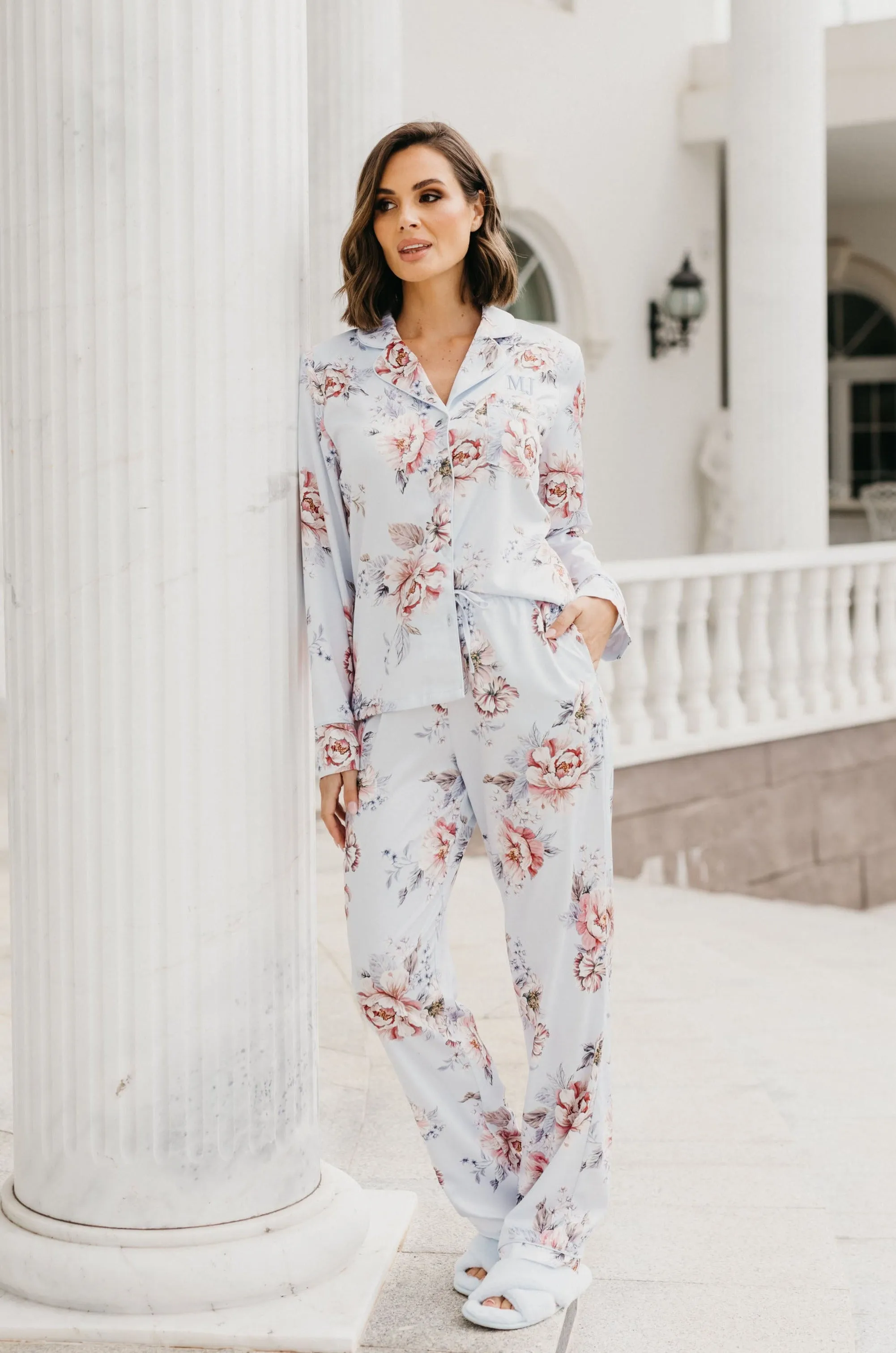 Christina Veiled Rose PJ Set