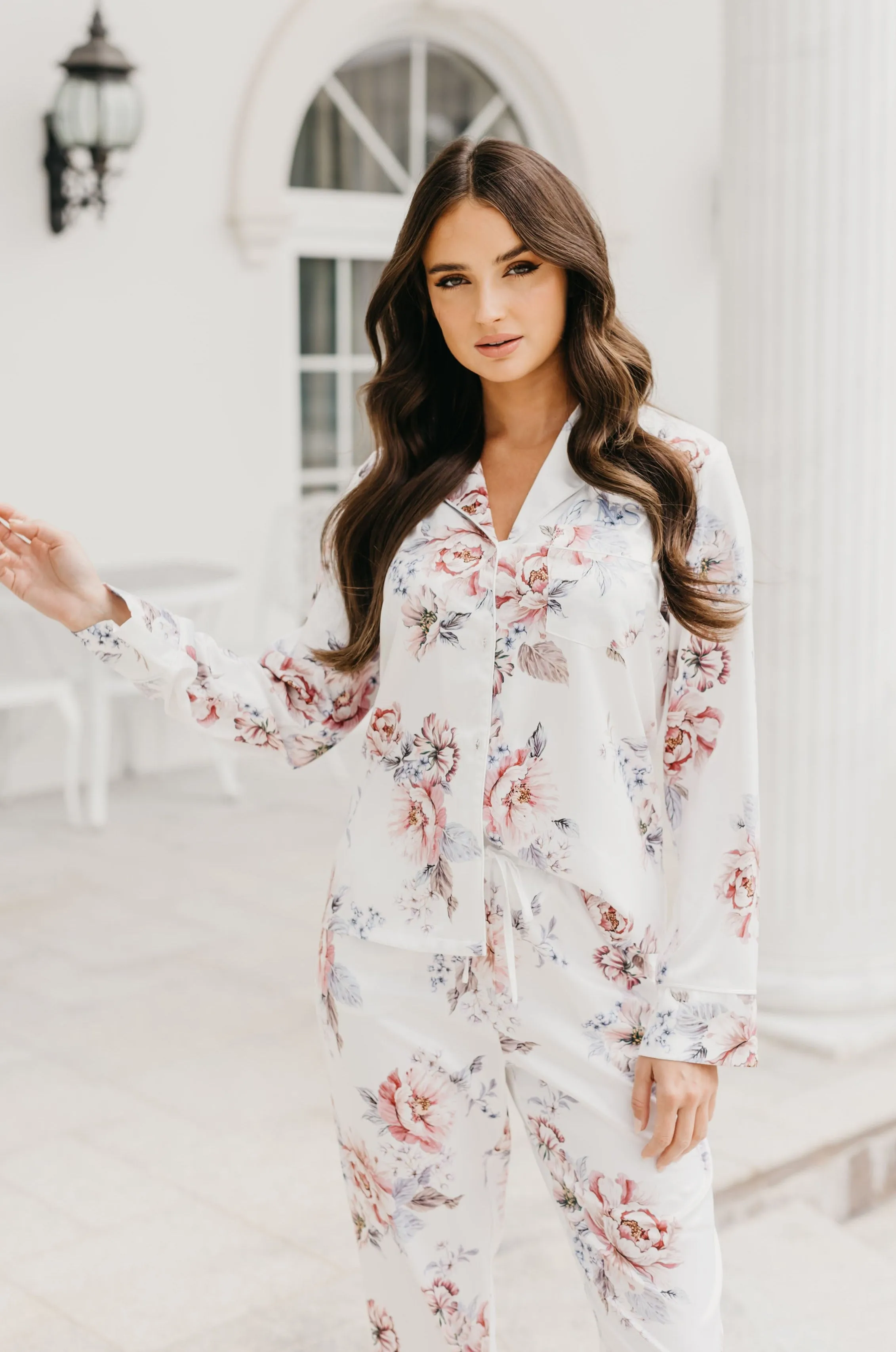 Christina Veiled Rose PJ Set