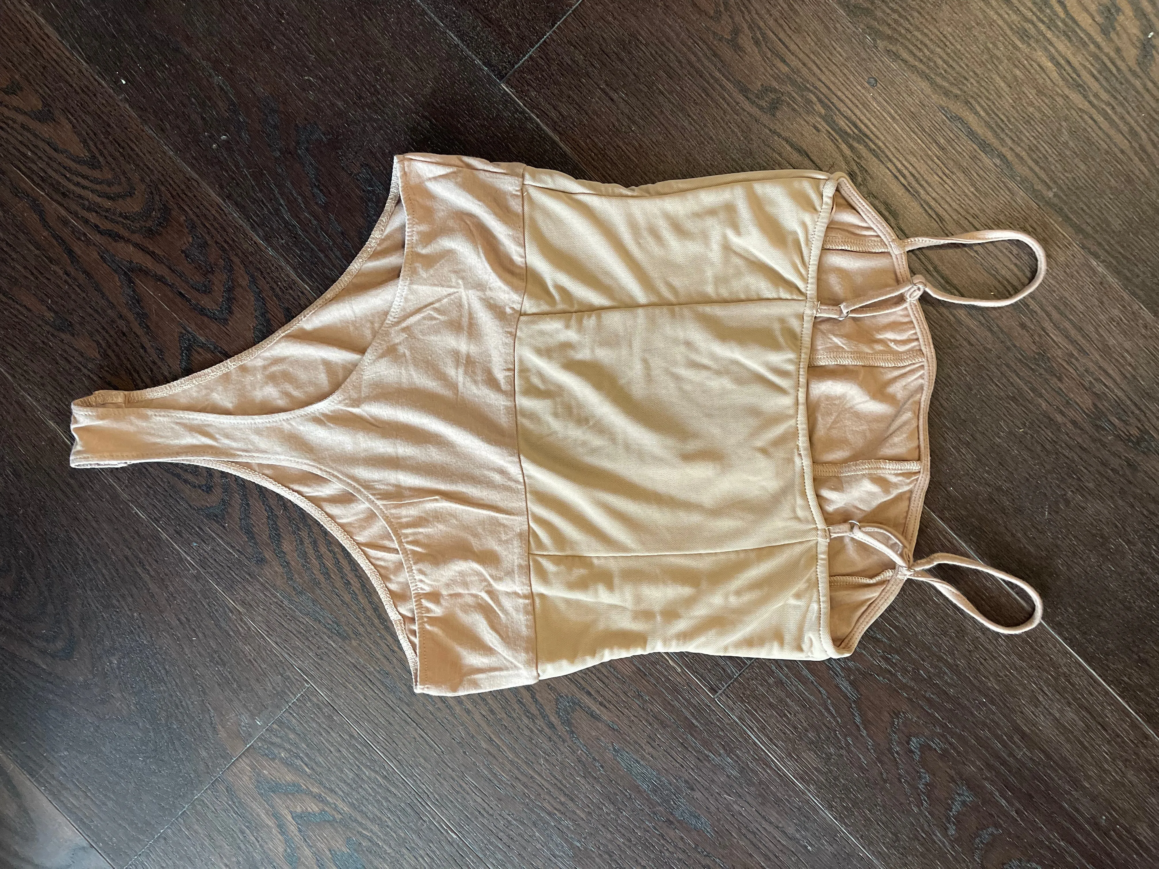 Corset Style Sleeveless Bodysuit