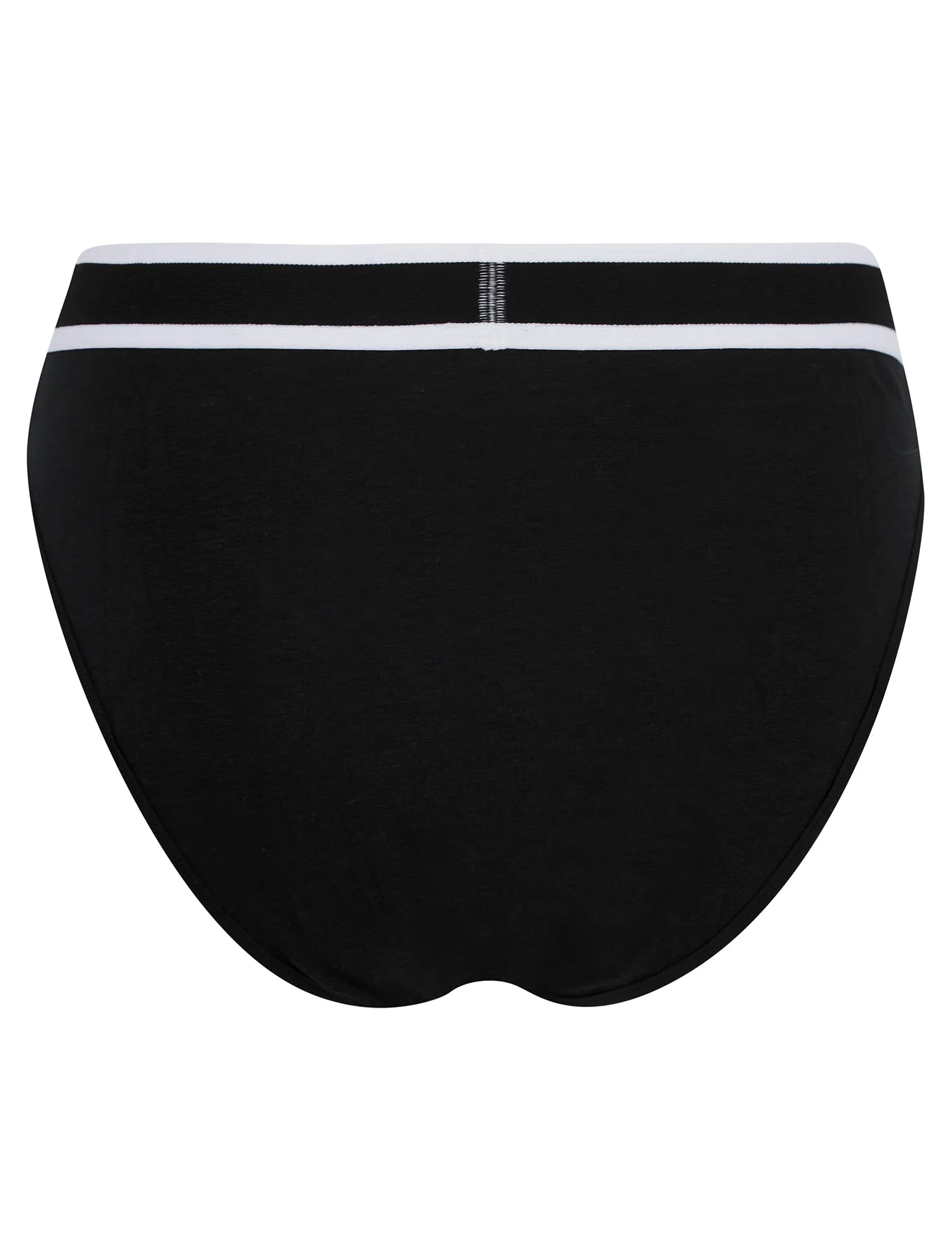 Fran (5 Pack) Cotton Assorted Briefs in Bright White / Jet Black / Light Grey Marl - Tokyo Laundry