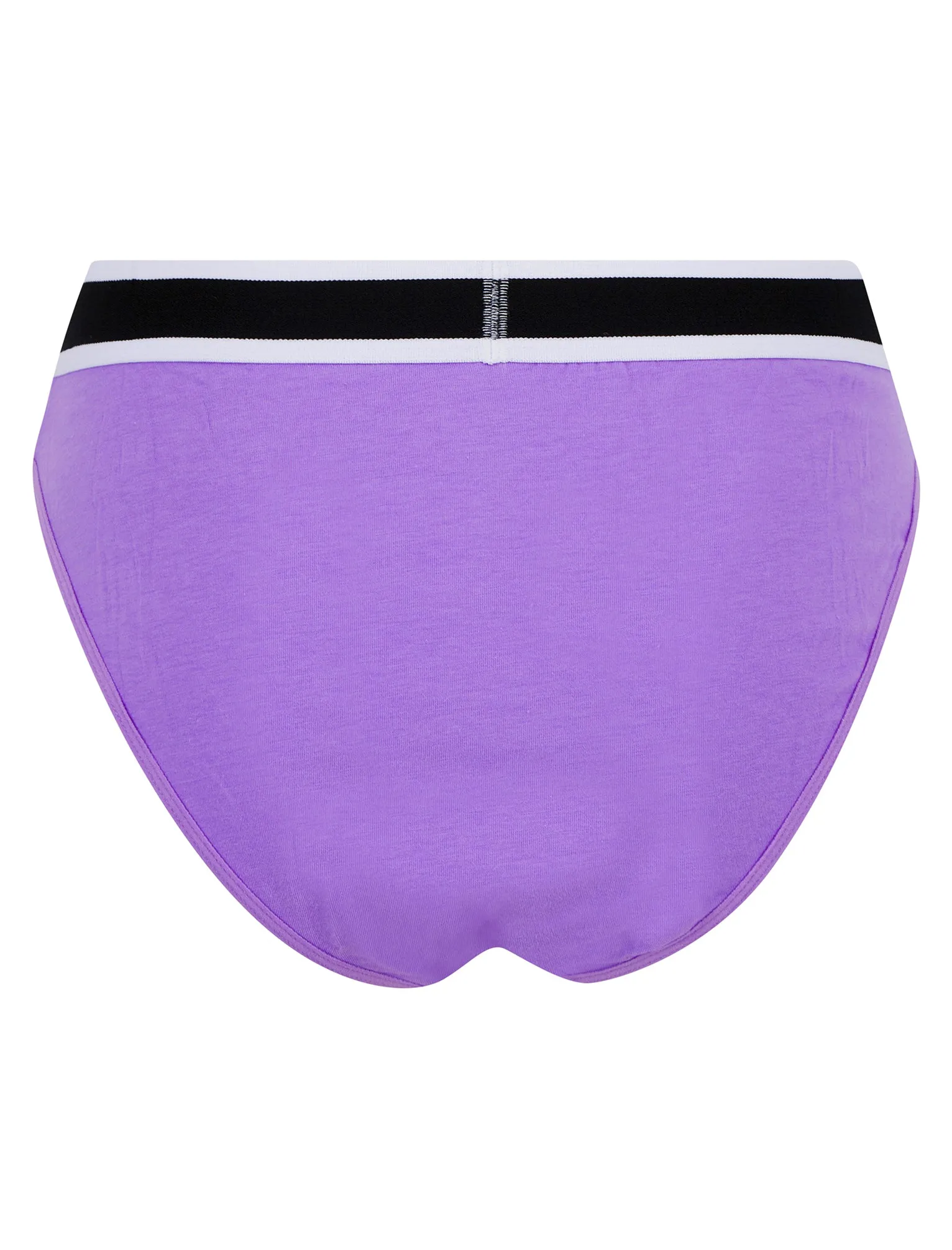 Fran (5 Pack) Cotton Assorted Briefs in Jet Black / Smoke Gray / Fairy Wren / Light Grey Marl / Deep Sea Coral - Tokyo Laundry