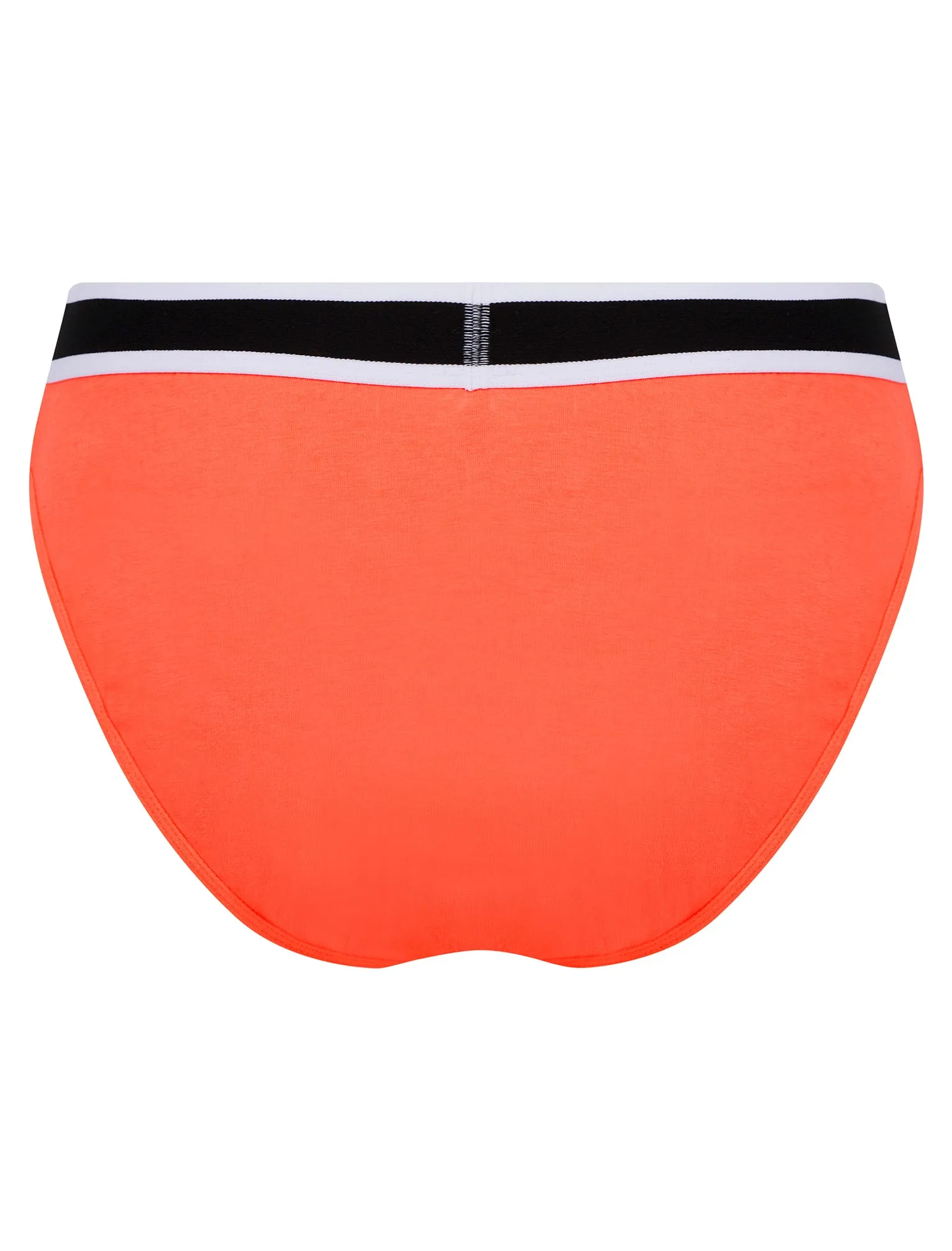 Fran (5 Pack) Cotton Assorted Briefs in Jet Black / Smoke Gray / Fairy Wren / Light Grey Marl / Deep Sea Coral - Tokyo Laundry