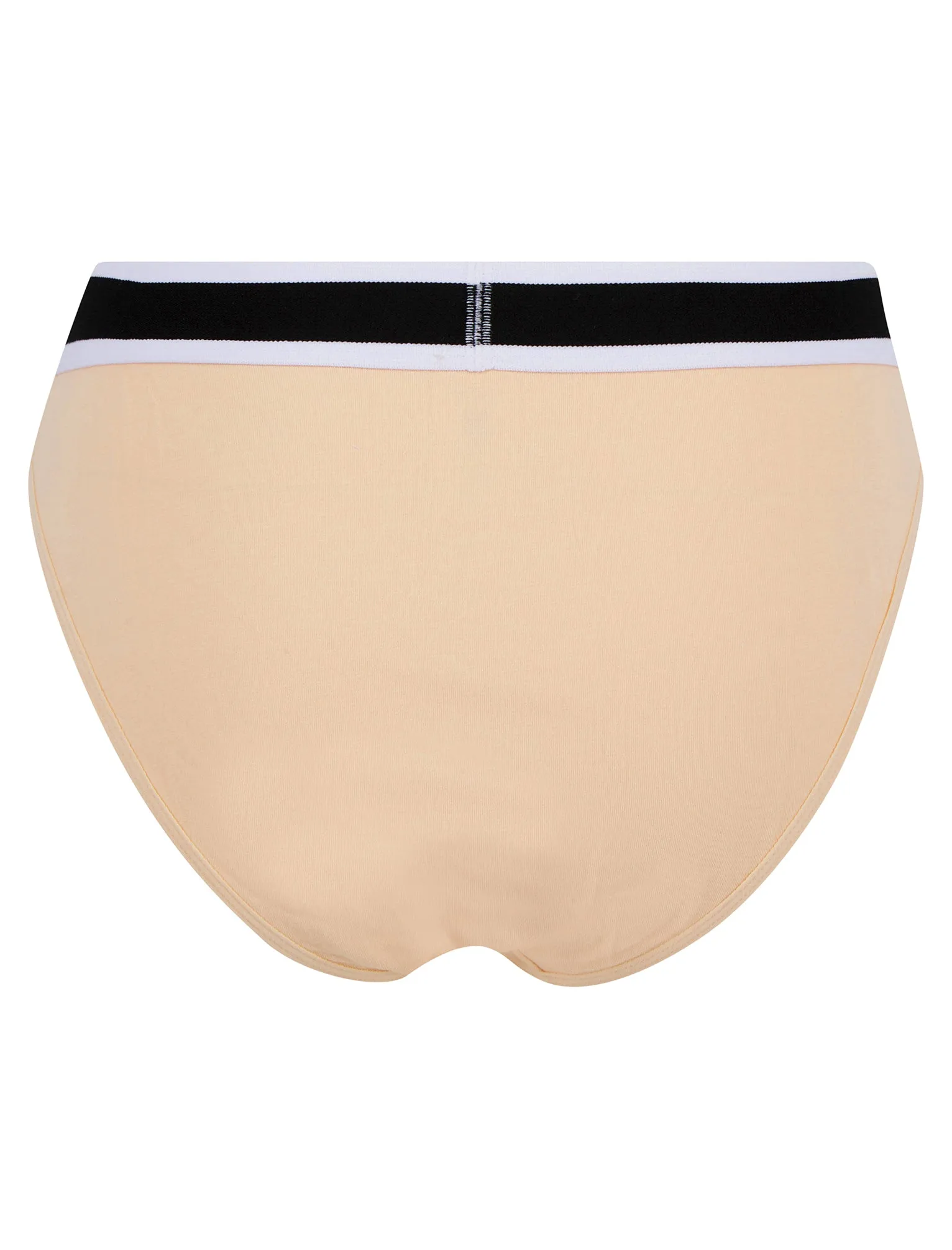 Fran (5 Pack) Cotton Assorted Briefs in Jet Black / Smoke Gray / Fairy Wren / Light Grey Marl / Deep Sea Coral - Tokyo Laundry
