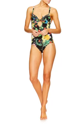 FRILL TAB TIE ONE PIECE CALL ME CARMEN
