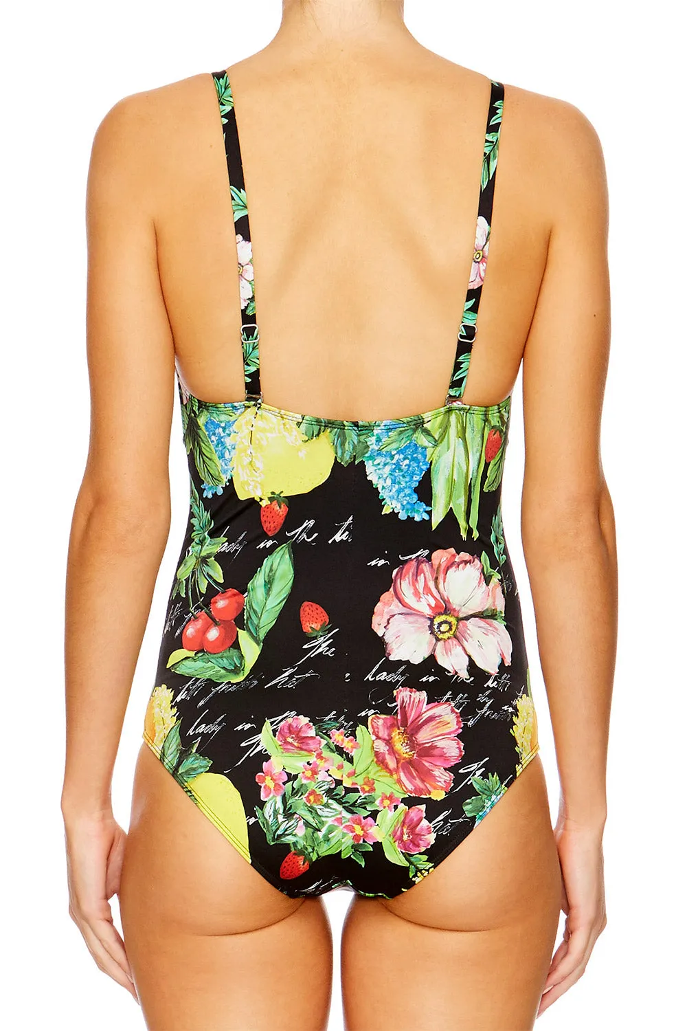 FRILL TAB TIE ONE PIECE CALL ME CARMEN