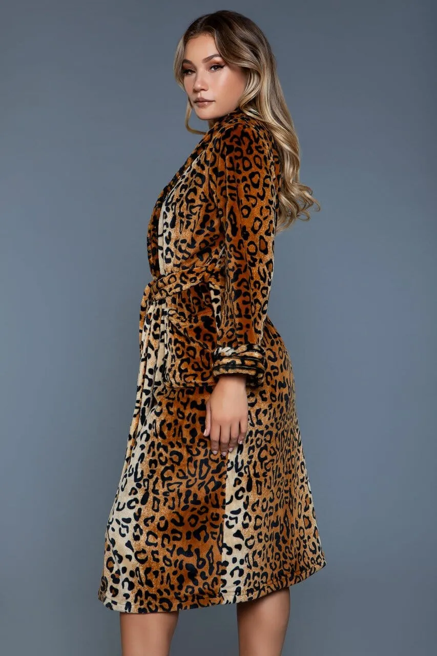 Geovan Leopard Robe