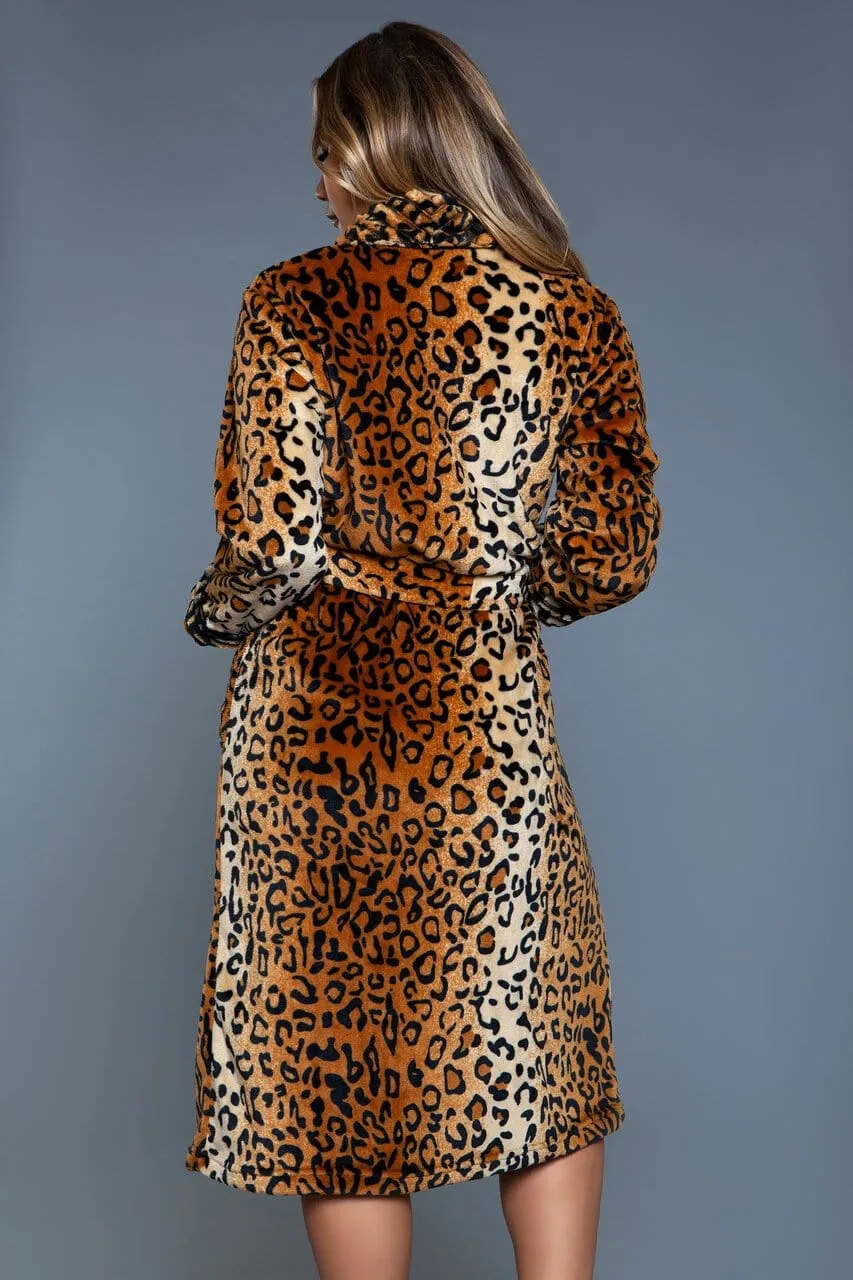 Geovan Leopard Robe
