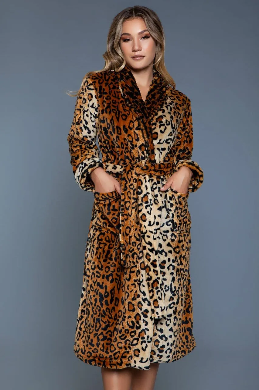Geovan Leopard Robe
