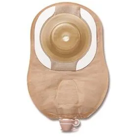 Hollister CeraPlus Urostomy Pouch, One-Piece, Soft Convex, 1-1/8" Stoma, Pre-Sized, 9" Beige