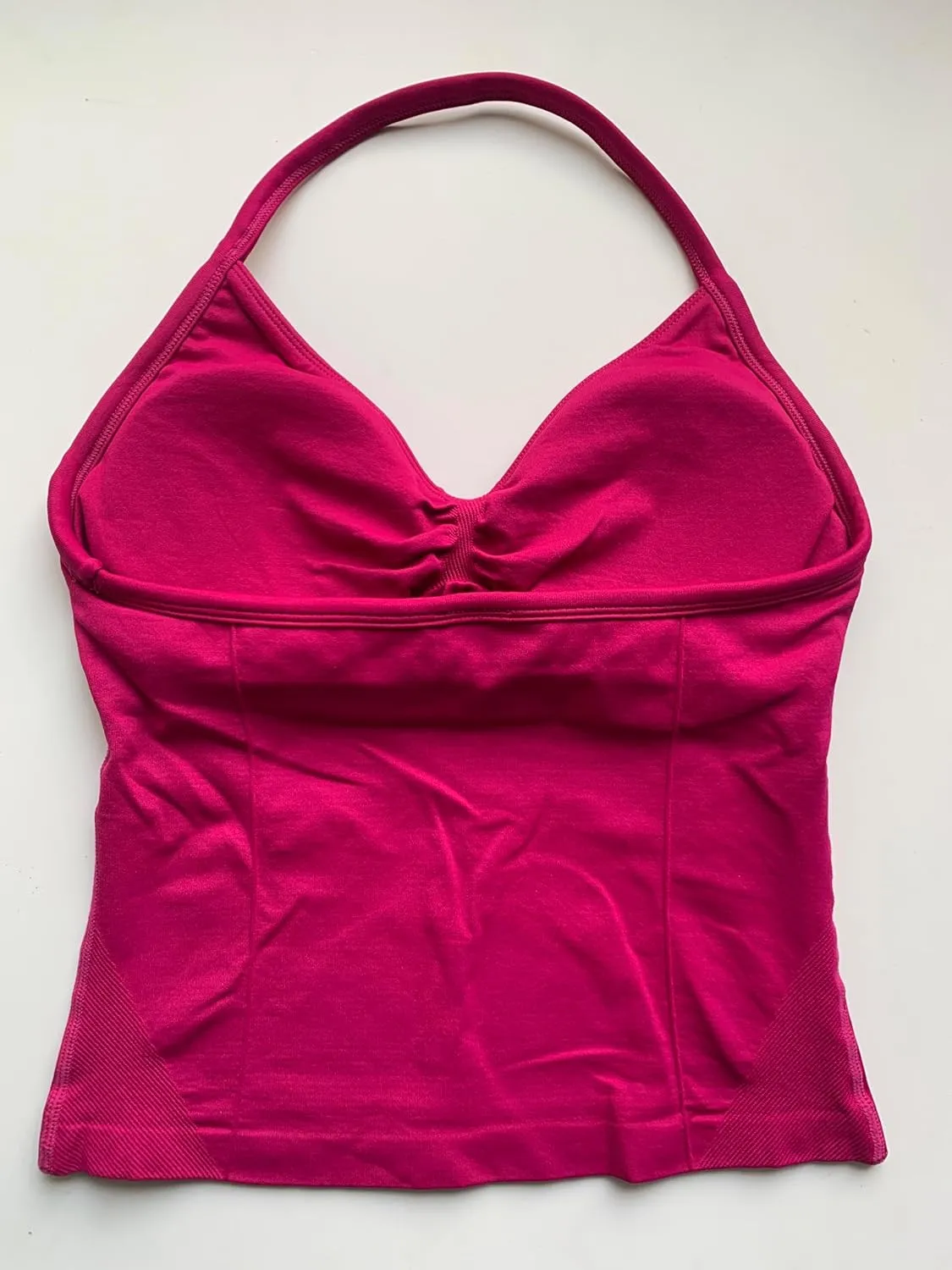 Impact Longline Strappy Top Women Halter Tops Workout Tank Compression Gym Fitness