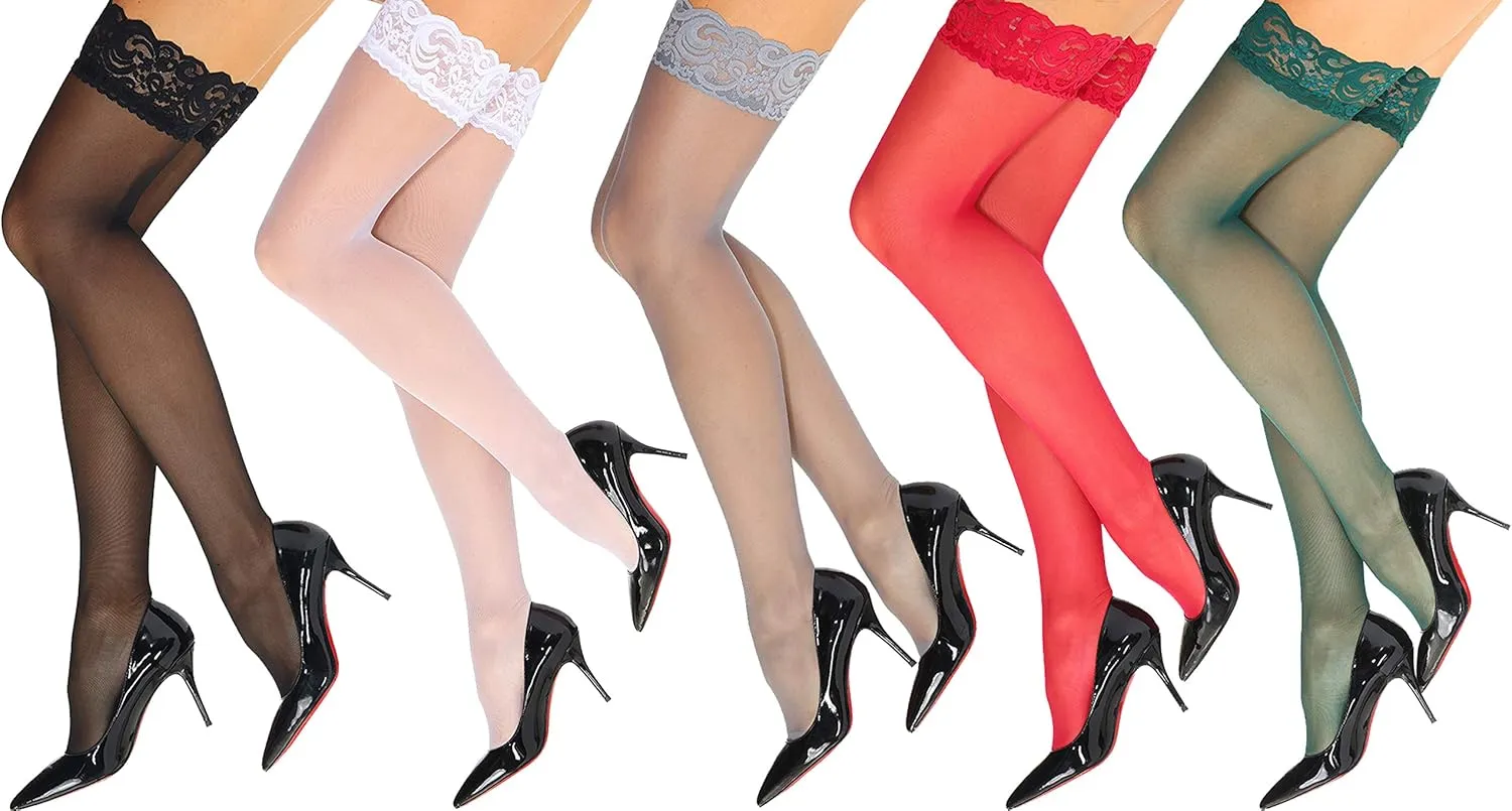 Lidogirl Lace Top Thigh High Stockings