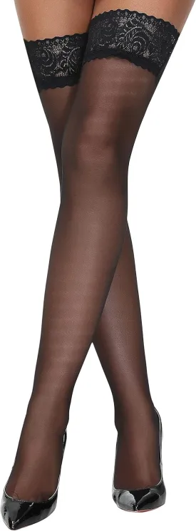 Lidogirl Lace Top Thigh High Stockings