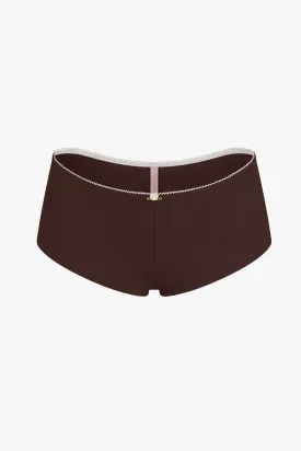 LOW RISE SHORTY BOI BRIEF IN MOCHA