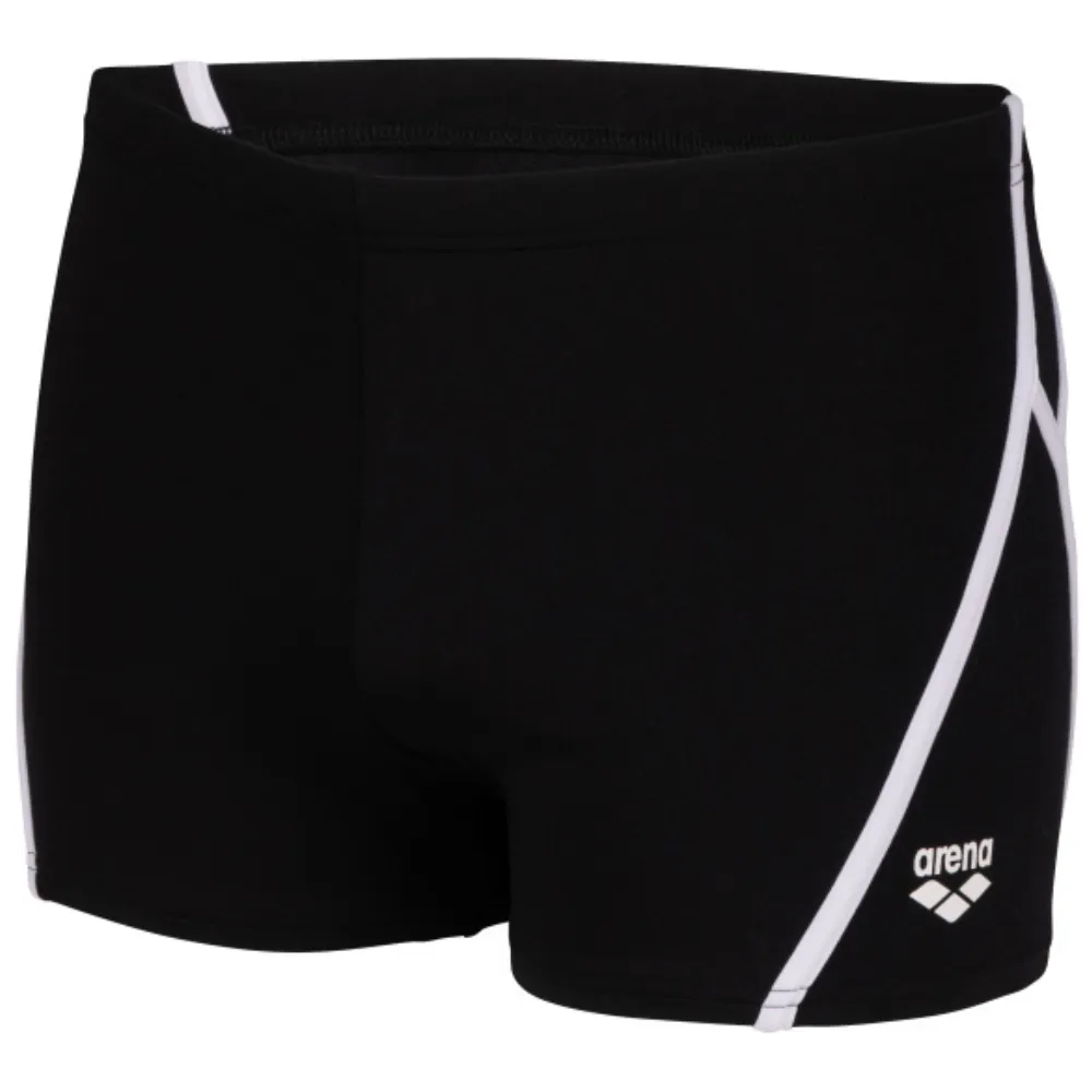 MEN'S ARENA PRO_FILE SWIM SHORTS - BLACK/WHITE