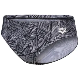 MEN'S ARENA SWIM BRIEF OVERVIEW PRINT - WHITE/MULTI