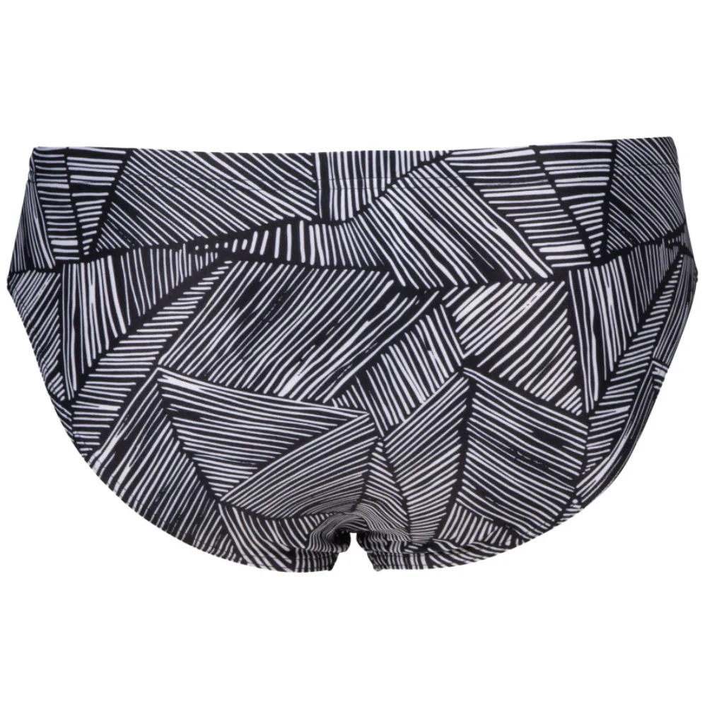MEN'S ARENA SWIM BRIEF OVERVIEW PRINT - WHITE/MULTI