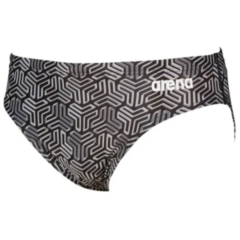MEN'S KIKKO BRIEF - BLACK/MULTI BLACK