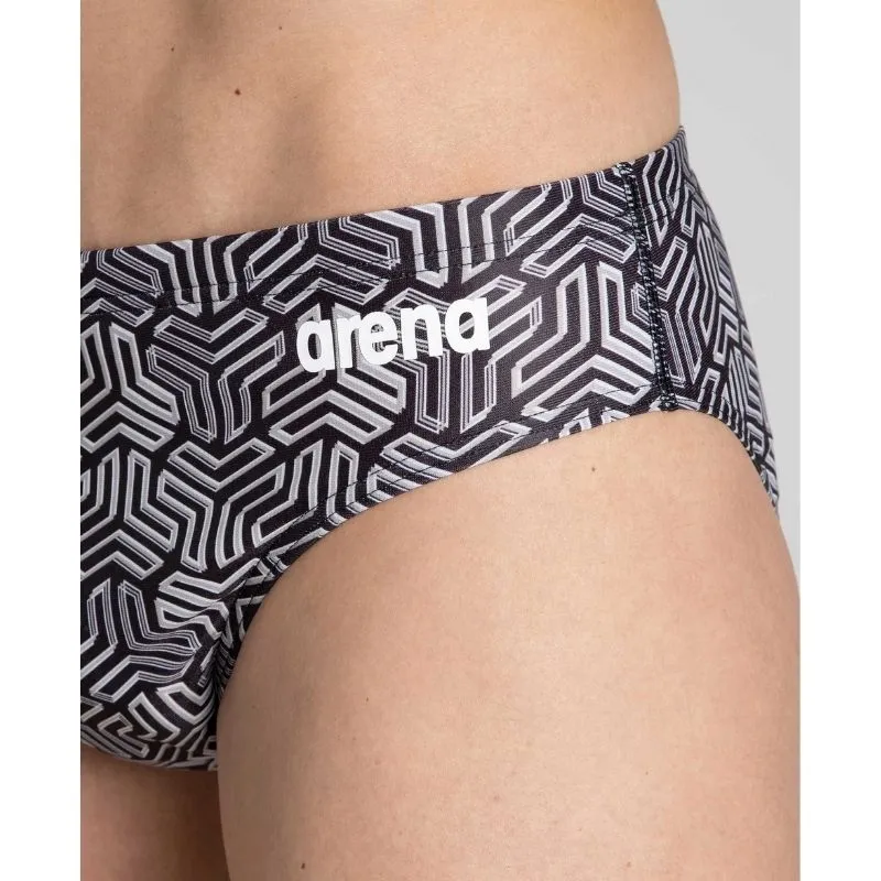MEN'S KIKKO BRIEF - BLACK/MULTI BLACK