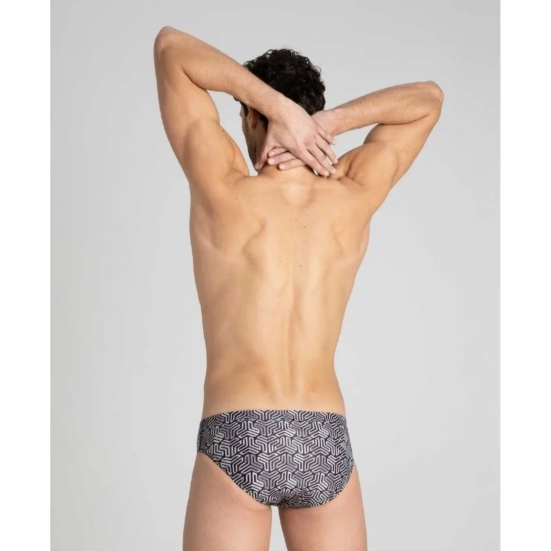 MEN'S KIKKO BRIEF - BLACK/MULTI BLACK