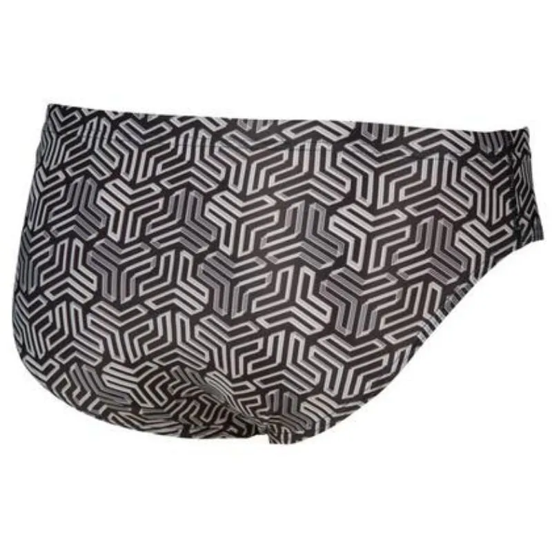 MEN'S KIKKO BRIEF - BLACK/MULTI BLACK