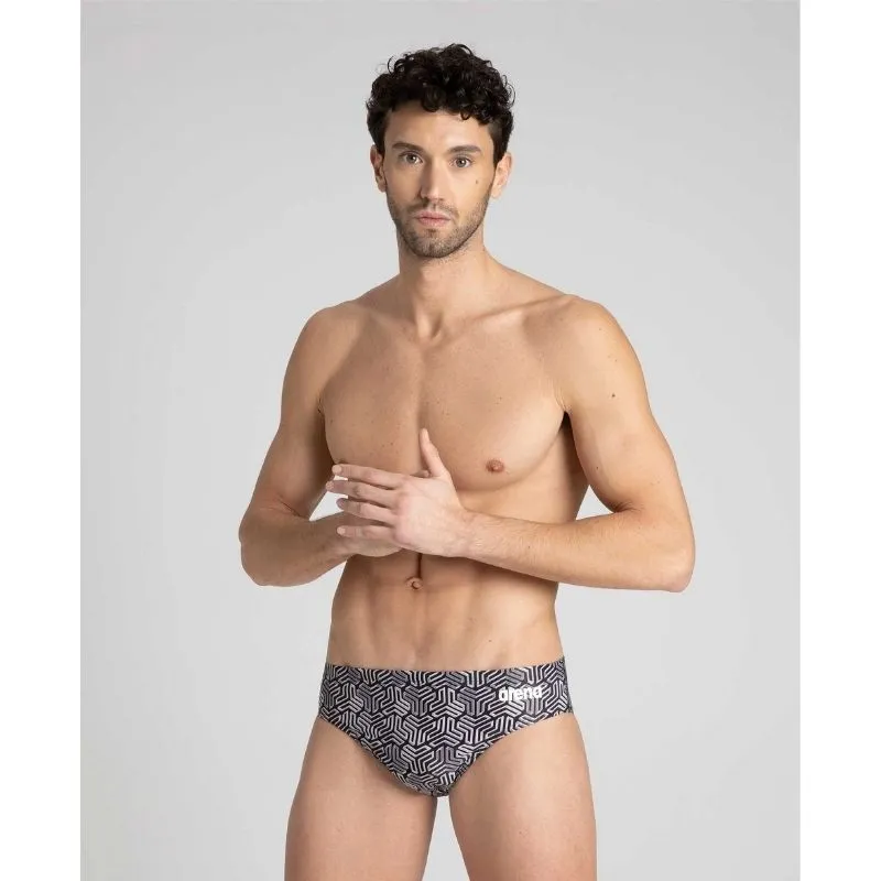 MEN'S KIKKO BRIEF - BLACK/MULTI BLACK