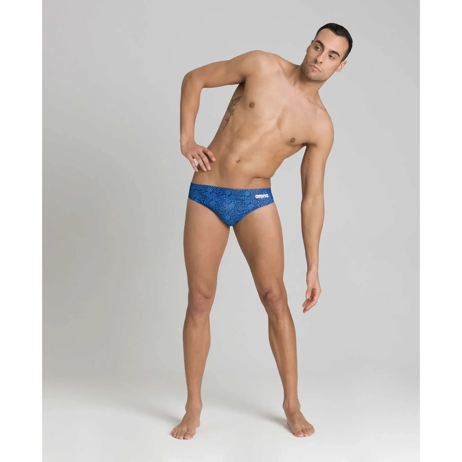 MEN'S KIKKO BRIEF - NAVY/MULTI NAVY