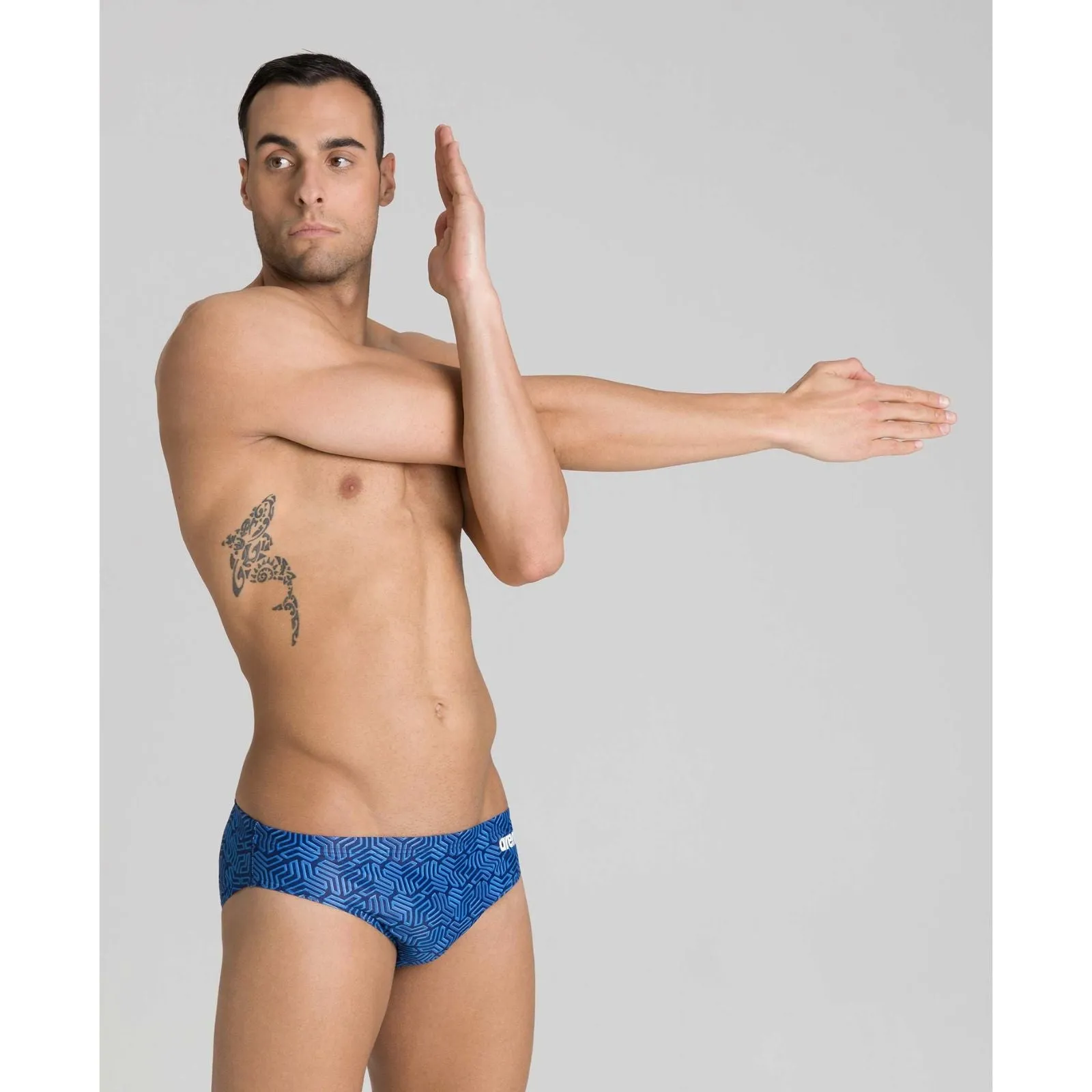 MEN'S KIKKO BRIEF - NAVY/MULTI NAVY