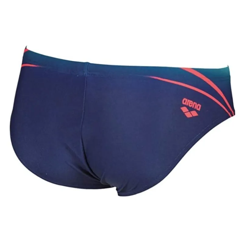 MEN'S ONE PLACED PRINT BRIEF - NAVY