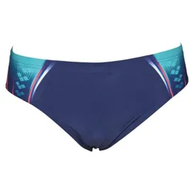 MEN'S ONE PLACED PRINT BRIEF - NAVY