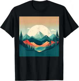 Minimalist mountain landscape T-Shirt