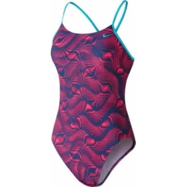 NIKE Women&#39;s Far Out Cut-Out One-Piece Swimsuit