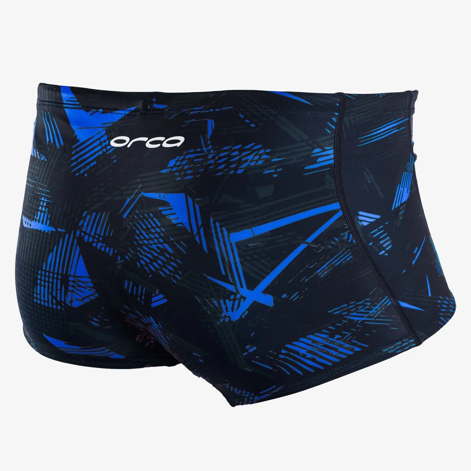Orca Men's Square Leg Swimsuit - Black/ Purple