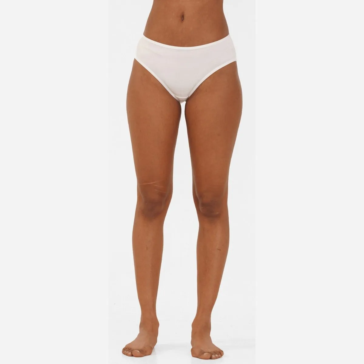 Organic Cotton Hipsters- White (Pack of 3)