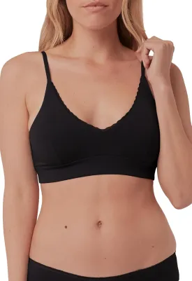 Pact Women's Organic Cotton Pretty Plunge Bralette