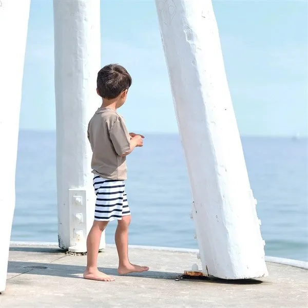 Petit Crabe Taupe Milou Vita Swim Shirt