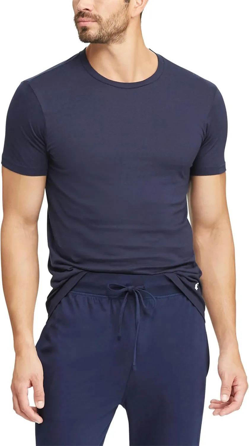 POLO RALPH LAUREN Men's Classic Fit Cotton Crew Undershirts, 3 Pack