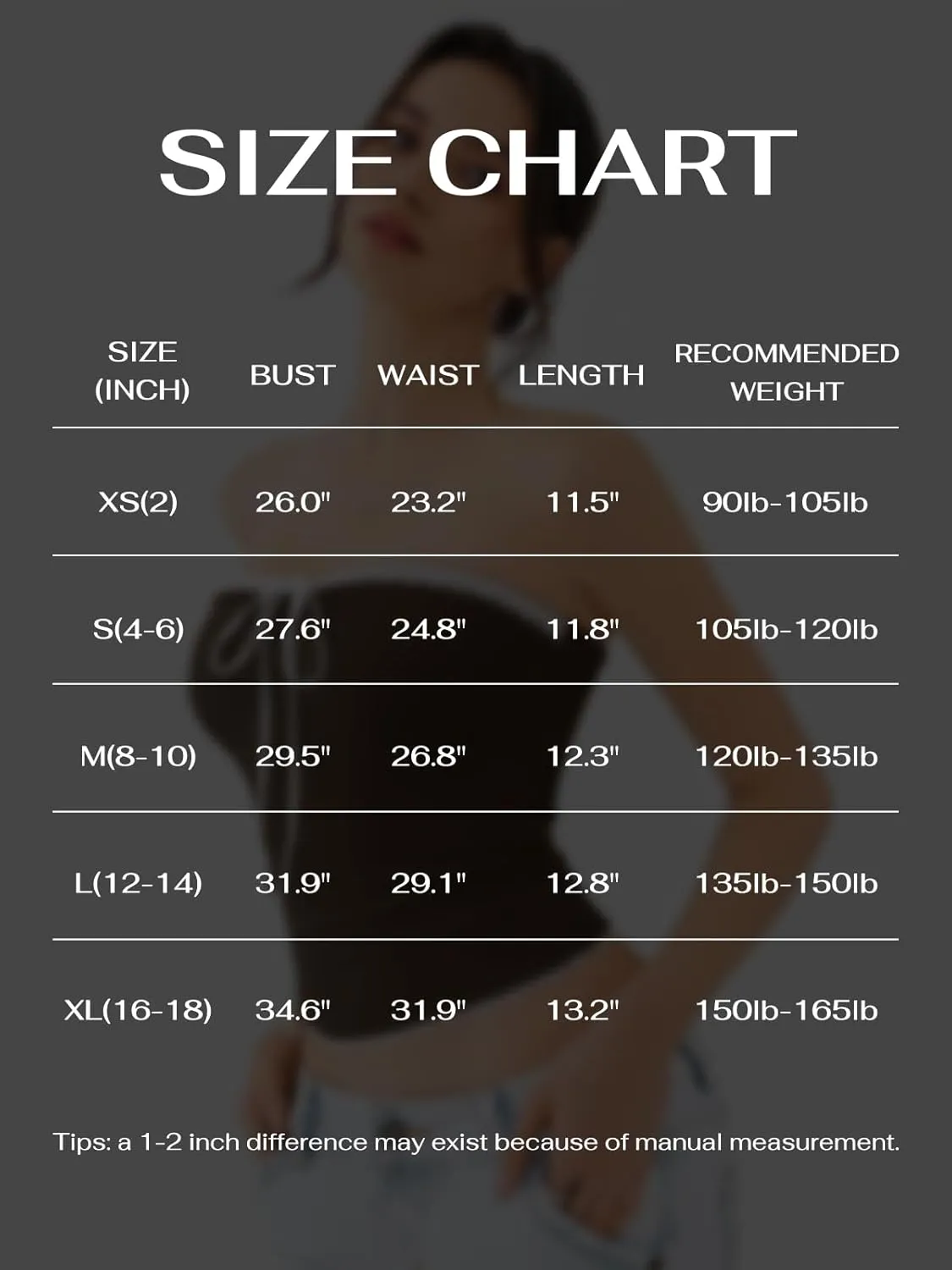 REORIA Women's Y2K Cute Tube Top Double Lined Strapless Backless Sleeveless Crop Top for Summer 2025 Going Out