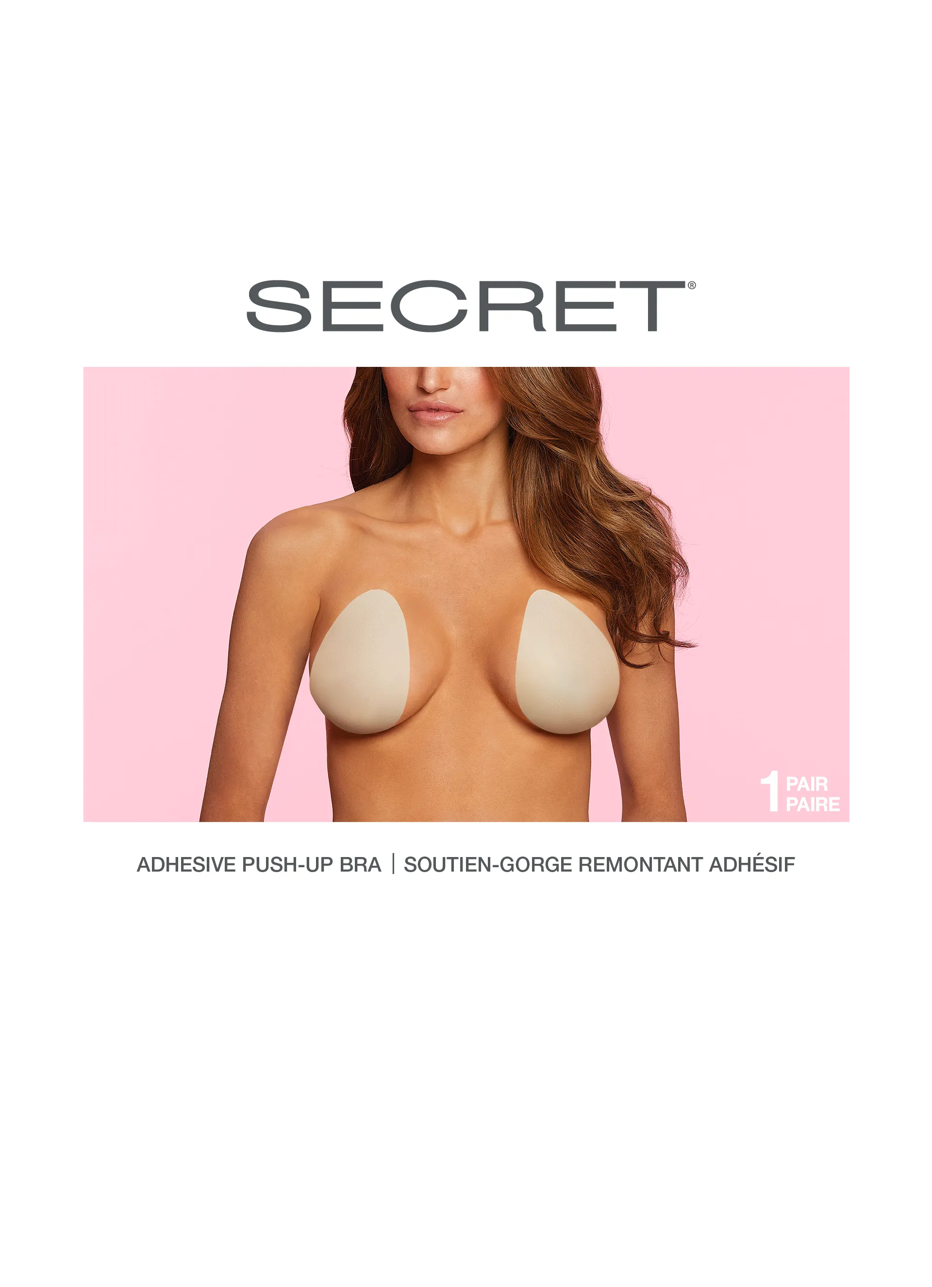 SECRET® Adhesive Push Up Bra - 1 Pair