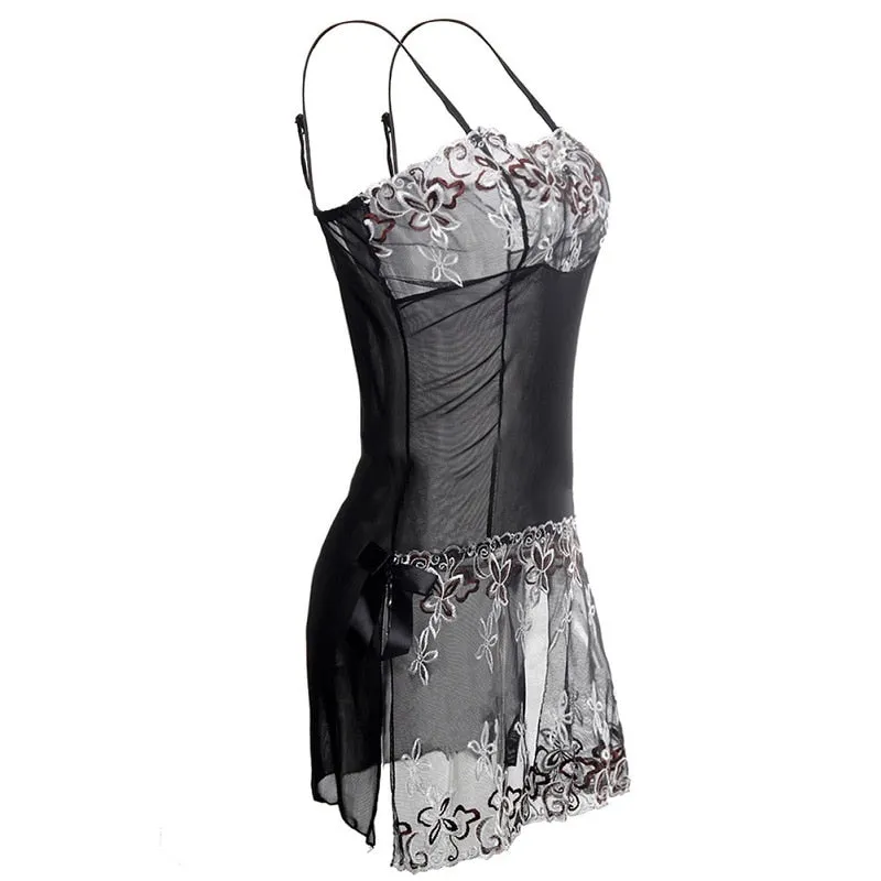 See-Through Dress   G-String Lace Pajamas